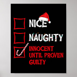 Poster Inocente Inocente Até Que O Natal Seja Comprovado