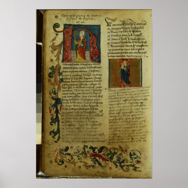 Pôster Inscrição de Martin Luther (Frente)