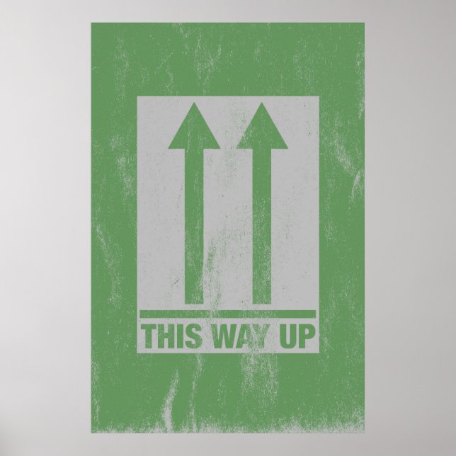 Pôster Inscrição para cima (Frente)