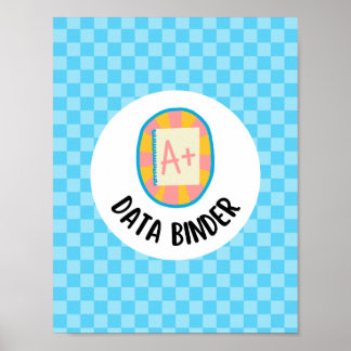 Poster inserção da página de título da pasta de dados do 