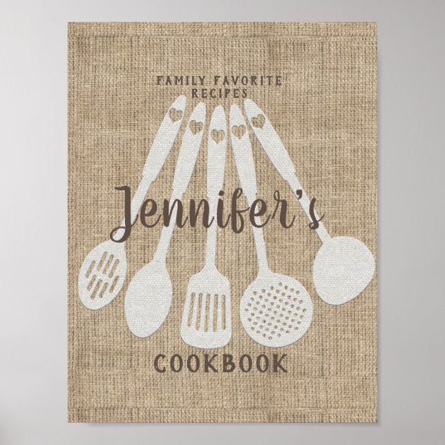 Poster Inserção frontal do Binder de Receita Personalizad (Frente)