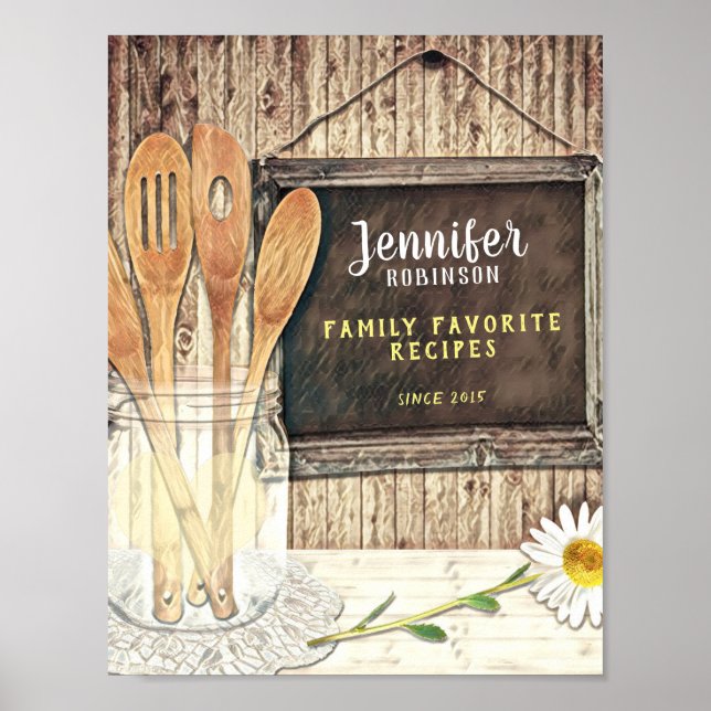 Poster Inserção frontal do Binder de Receita Personalizad (Frente)