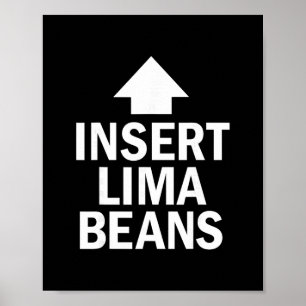 Poster Inserir Feijão Lima Piada Dia de Ação de Graças Se