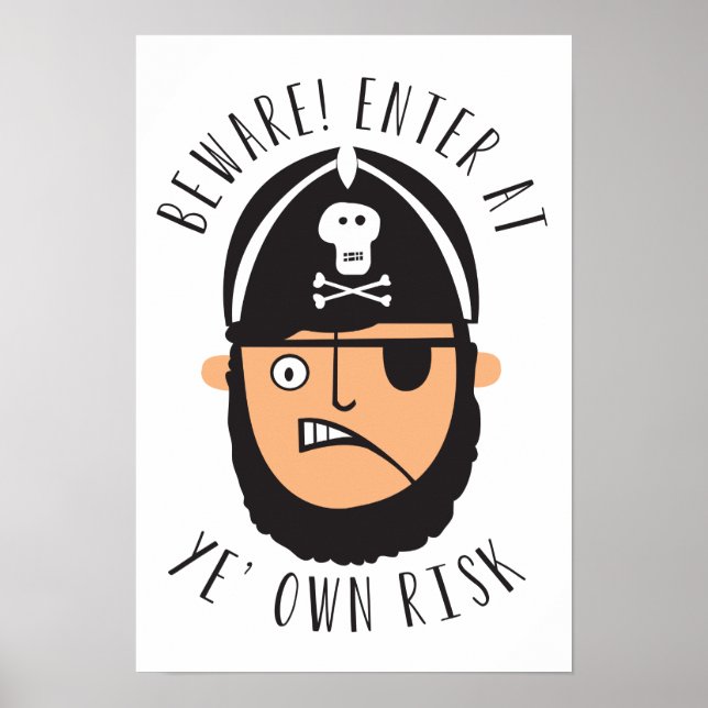 Poster Inserir no Sinal da Porta de Risco Própria (Frente)