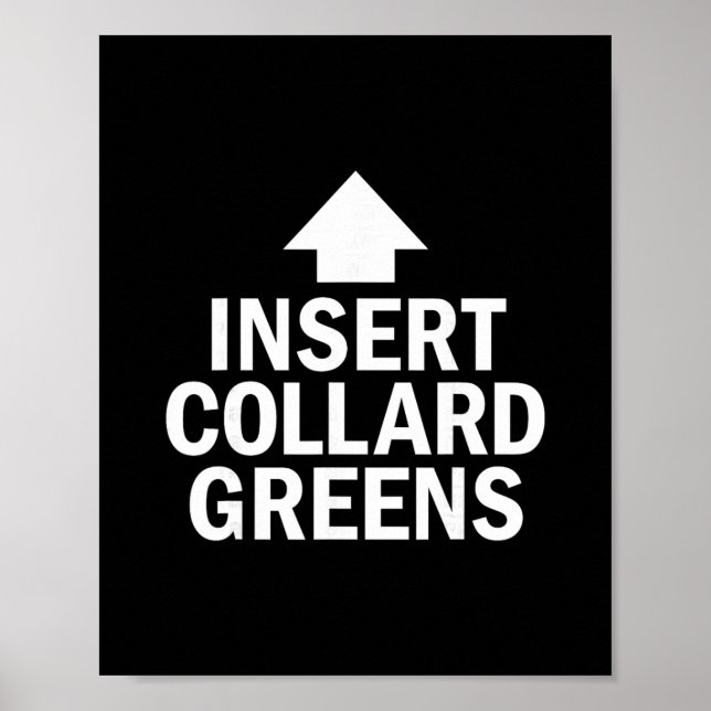 Poster Inserir Seta de Ação de Graças de Couve  (Frente)