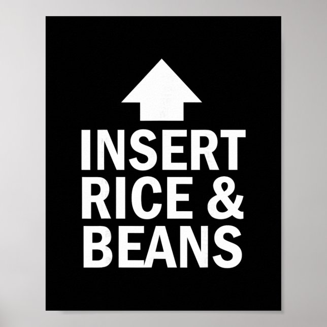 Poster Insert Rice And Beans Thanksgiving Pointing Arrow  (Frente)