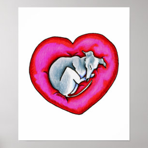 Poster Inseto cinzento do Snuggle