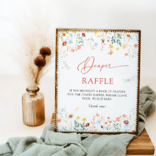 Poster Inseto de amor, Fralda de flor selvagem Raffle