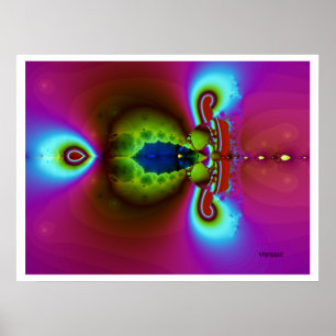 Poster Inseto do Fractal