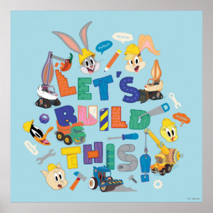 Poster INSETOS BUNNY BUILDERS™  Colagem "Vamos Build This