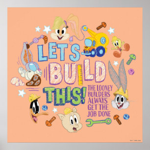Poster INSETOS BUNNY BUILDERS™  Desenho "Construir Este V