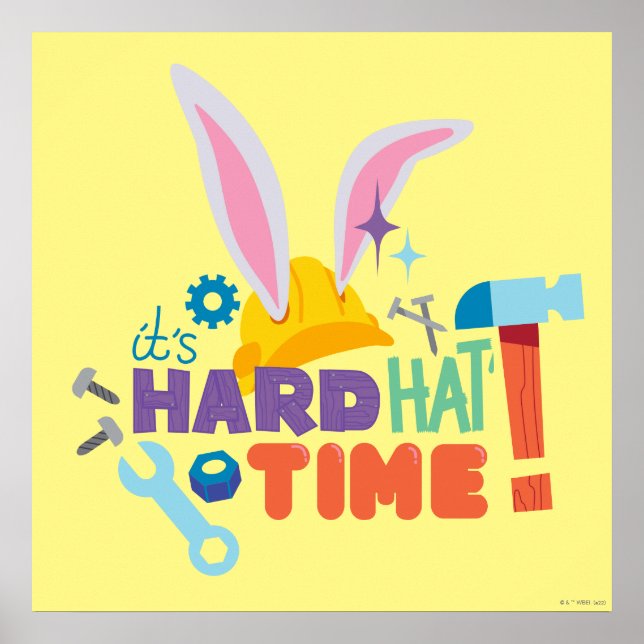 Poster INSETOS BUNNY BUILDERS™| É o Duro Hat Time (Frente)