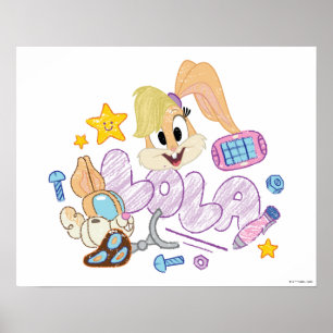 Poster INSETOS BUNNY BUILDERS™  Lola Sketch Art