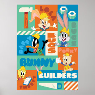 Poster INSETOS BUNNY BUILDERS™  Padrão de Grade de Caract