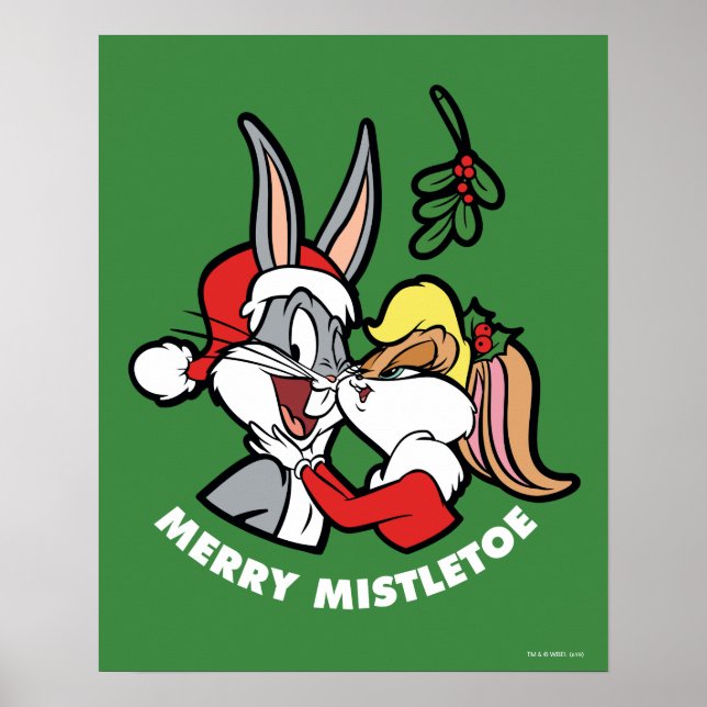 Poster INSETOS BUNNY™ & Lola "Feliz Mistletoe" (Frente)