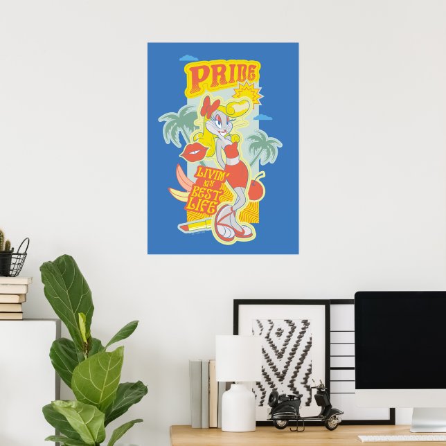 Poster INSETOS BUNNY™ Pride - Vivendo minha melhor vida (Escritório em casa)