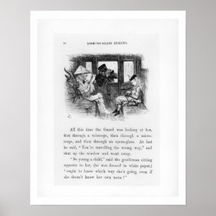 Pôster Insetos do espelho, ilustração 'do Th de Alice