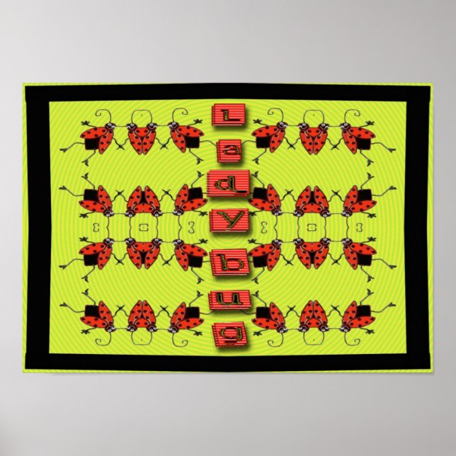 Pôster insetos femininos no desfile (Frente)