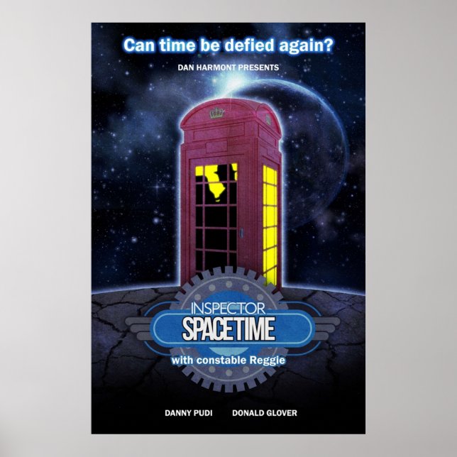 Poster Inspetor Espaço-tempo outravez  (Frente)
