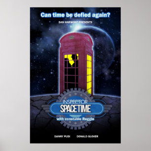 Poster Inspetor Spacetime outra vez