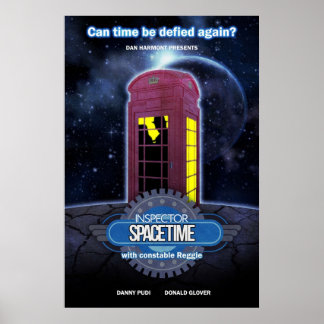 Poster Inspetor Spacetime outra vez