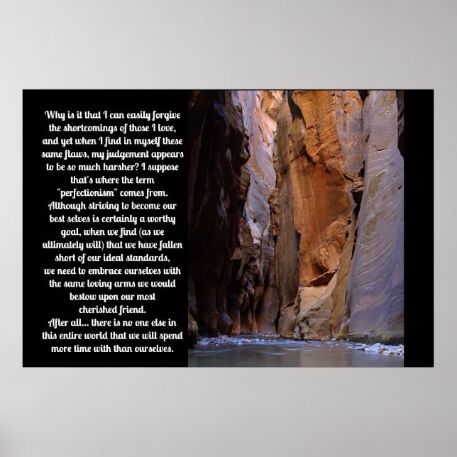 Poster Inspiração autoperdoável (Frente)