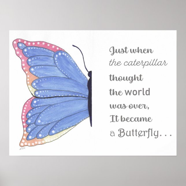 Poster Inspiração Butterfly (Frente)