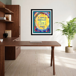 Poster Inspiração da Inspirividade da Sala de Citação dos