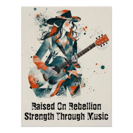 Pôster Inspiração de Abstrato de Arte Personalizável para