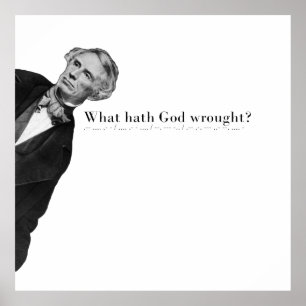 Poster Inspiração de Código Morse do Histórico