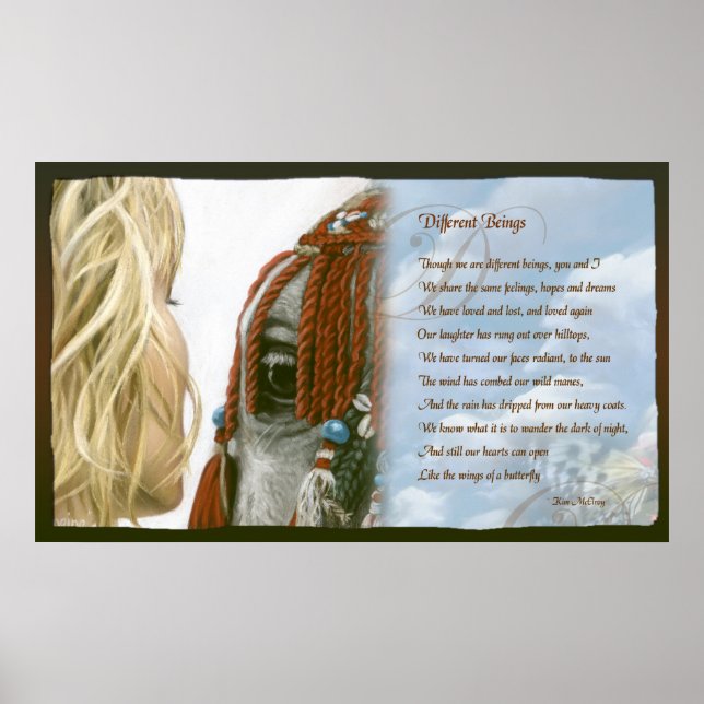 Poster Inspiração de diferentes seres (Frente)