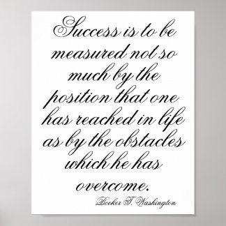 Poster Inspiração de Muro Negro, Citação Motivacional,