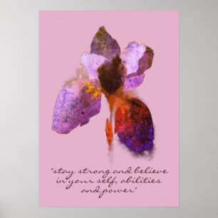Poster Inspiração de Tipografia da Flor Irlandesa Irlande