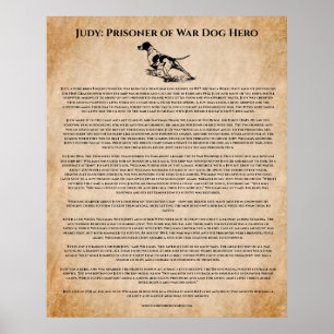 Poster Inspiração do Herói do Cachorro da Segunda Guerra