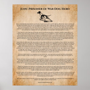 Poster Inspiração do Herói do Cachorro da Segunda Guerra 