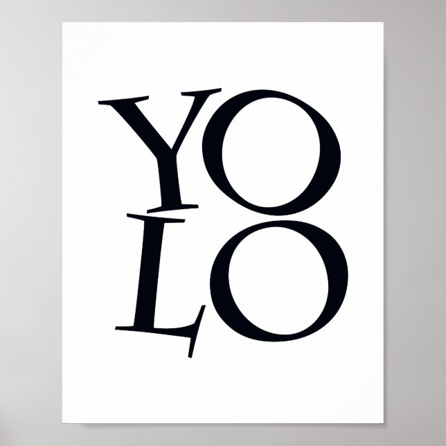 Poster Inspiração Escandi Preto e Branco (Frente)