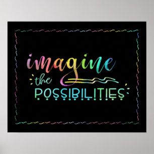 Poster Inspiração IMAGINE AS POSSIBILIDADES
