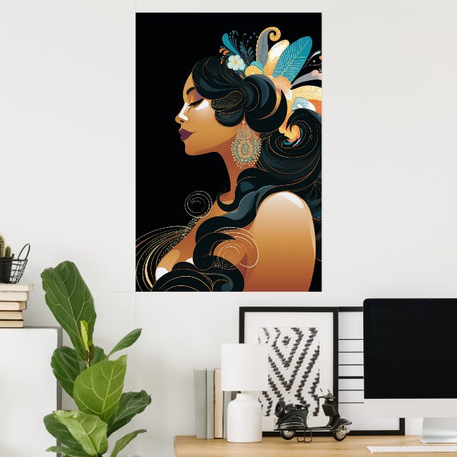 POSTER INSPIRAÇÃO NATIVA #3 (Escritório em casa)