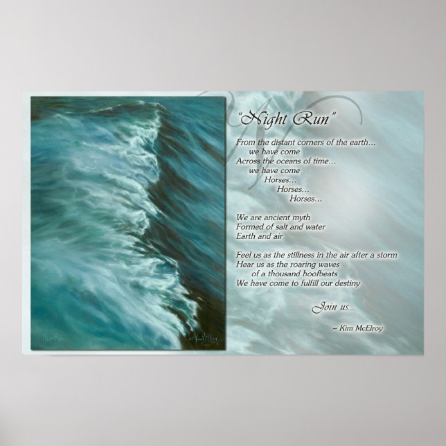 Pôster Inspiração noturna (Frente)