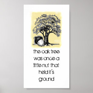 Poster Inspiração Oak Tree