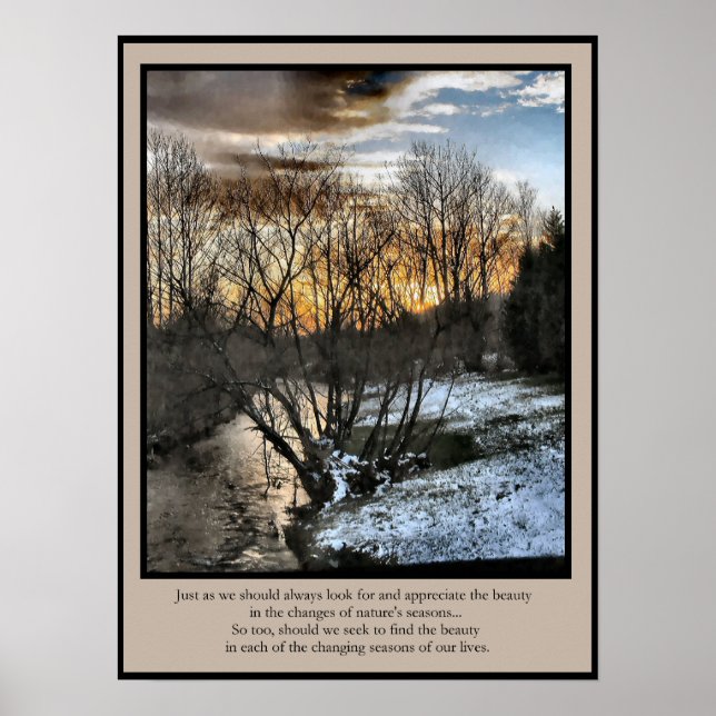 Poster Inspiração oferece lugares de nossas vidas (Frente)