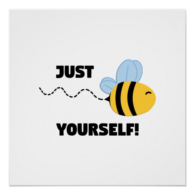 Pôster Inspiração seja você mesmo (Frente)