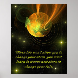 Poster Inspiração - tecendo novas estrelas