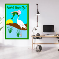 Poster Inspiracional Engraçado de Sapo