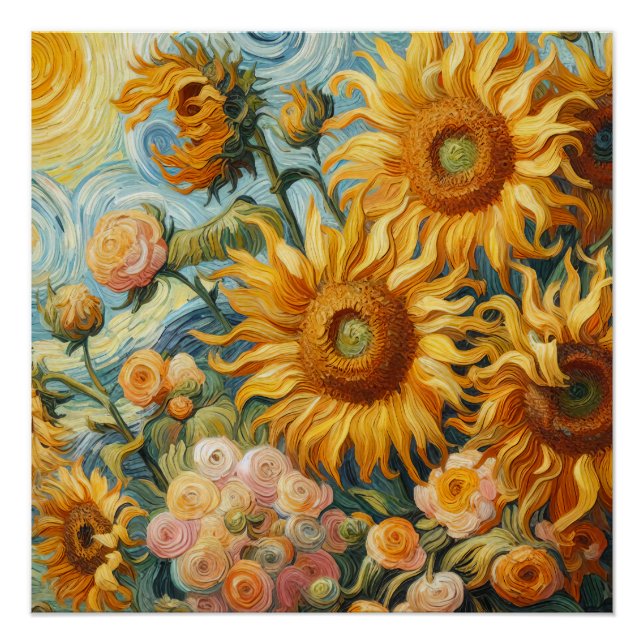 Pôster Inspirações Sunflower (Frente)