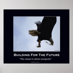 Poster inspirador da águia americana