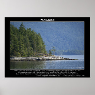 Poster inspirador da NATUREZA SCENERY~ do PARAÍSO
