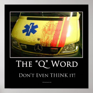 Poster inspirador da palavra de Q