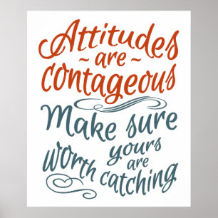 Poster inspirador das ATITUDES