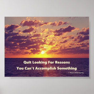 Poster inspirador das citações do sucesso